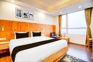 Ένα ή περισσότερα κρεβάτια σε δωμάτιο στο Hotel O Himalaya Gangtok