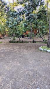 Zahrada ubytování Cabañas Tía Marce, Los Lleuques