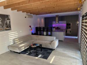Kuchyň nebo kuchyňský kout v ubytování Exkluzivní prostorný apartmán