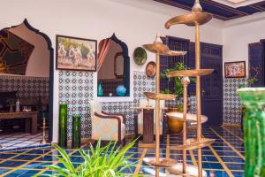 Posezení v ubytování Riad Nouceiba Marrakech