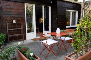 Zahrada ubytování Studio indépendant avec terrasse