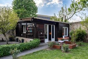 Zahrada ubytování Studio indépendant avec terrasse