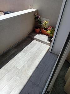 Balkón nebo terasa v ubytování Appartement ksila