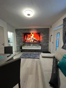 Χώρος καθιστικού στο Apartment Littlesweet