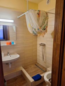 Koupelna v ubytování Hotel Amarillis