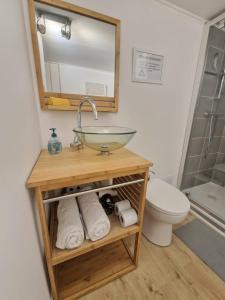 Koupelna v ubytování Le Guichard #Terrasse#Parking