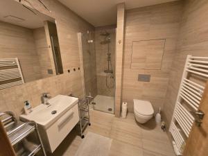 Koupelna v ubytování Apartmán Maršovák Horní Maršov
