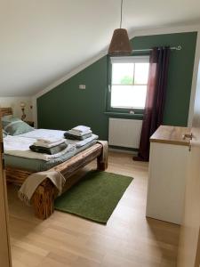Postel nebo postele na pokoji v ubytování Appartement Kammblick