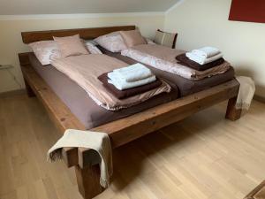 Postel nebo postele na pokoji v ubytování Appartement Kammblick