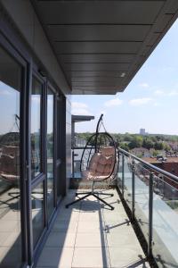Μπαλκόνι ή βεράντα στο Luxury Marina View Penthouse