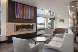 Posezení v ubytování Holiday Inn Express Moline - Quad Cities Area by IHG