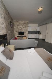 Kuchyň nebo kuchyňský kout v ubytování Suites Castello