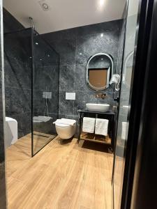 Koupelna v ubytování Afrimi Hotel