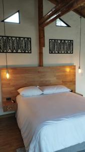 Ένα ή περισσότερα κρεβάτια σε δωμάτιο στο Chalet los naranjos