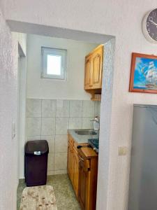 Kuchyň nebo kuchyňský kout v ubytování Apartments Zeneva