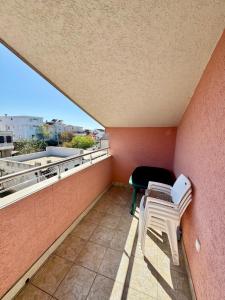 Balkón nebo terasa v ubytování Apartments Zeneva