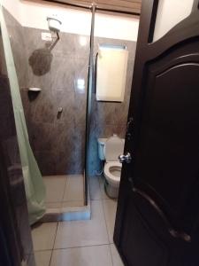 Koupelna v ubytování Hotel Preludio