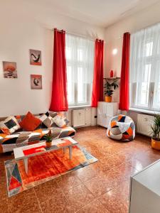 Khu vực ghế ngồi tại Residence Olivova