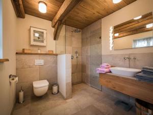 Koupelna v ubytování Holiday apartment in Münster with Wi-Fi
