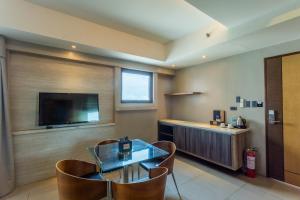 Santorini Hotel 주방 또는 간이 주방