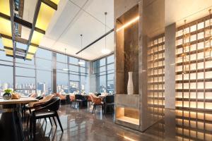 Restaurace v ubytování Atour S Hotel Hangzhou Binjiang Changhe Jiangnan Avenue