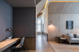 Posezení v ubytování Atour S Hotel Shanghai Hongqiao Center Aegean