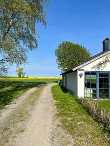 Bygningen som feriehuset ligger i