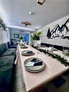 Khu vực ghế ngồi tại Casa Germana Straja