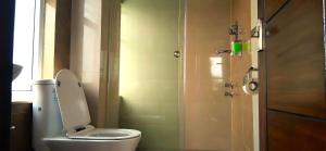 Koupelna v ubytování Hotel Sherpani