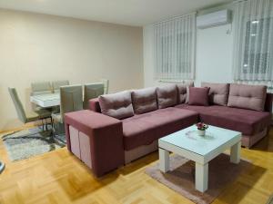 Istumisnurk majutusasutuses Apartman LARA