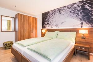 Postel nebo postele na pokoji v ubytování Ferienhaus Casa Luna