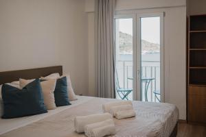 Letto o letti in una camera di Hotel Ficocella