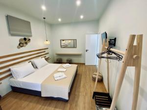 Kuchyň nebo kuchyňský kout v ubytování Eria's Junior Suite