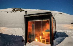 Το Gorgeous Home In Vøringsfoss With Sauna τον χειμώνα