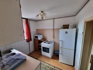 Η κουζίνα ή μικρή κουζίνα στο Sarajevo Beerhouse Apartment