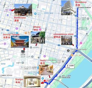 Fotografie z fotogalerie ubytování 5 Asakusa 403 Skytree bus 1 min,free wifi,cook,24 hours convenience v Tokiu