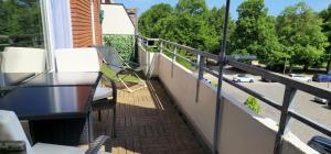 Balkón nebo terasa v ubytování FORUZ - Apartment mit Balkon und Tiefgarage