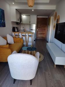 Kuchyň nebo kuchyňský kout v ubytování Mountain View Retreat