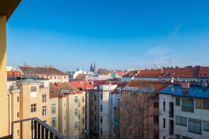Výhľad na mesto Praha alebo výhľad na mesto priamo z apartmánu