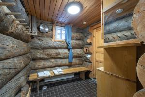Гостиная зона в Kuukkeli Apartments Tokka +19 фотографий