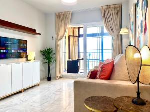 Χώρος καθιστικού στο La Cala Sun Apartment