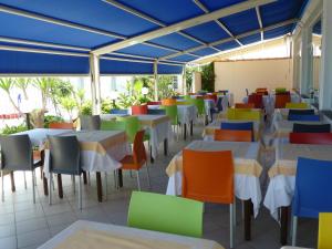 Reštaurácia alebo iné gastronomické zariadenie v ubytovaní La Balnearia