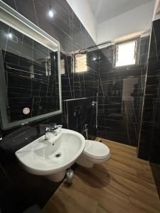 Koupelna v ubytování Hotel Hyso Vela