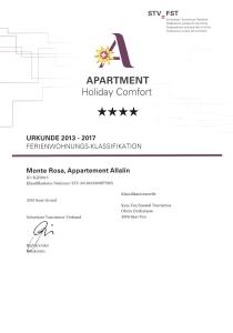 Monte Rosa的证书、奖牌、标识或其他文件