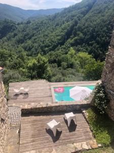 Nespecifikovaný výhled na hory nebo výhled na hory při pohledu z bed and breakfast