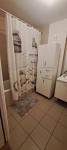 Ένα μπάνιο στο chambre chez raissa , pièces communes partagées