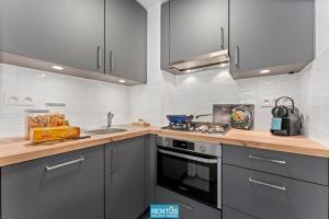 Nhà bếp/bếp nhỏ tại Kiteloft - within walking distance from the sea