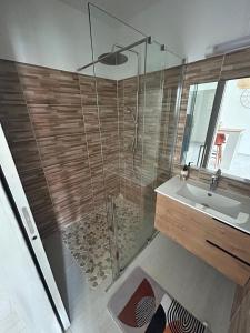 Ένα μπάνιο στο Accommodation de standing Zen&Exotic +4 φωτογραφίες