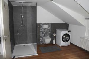 Ένα μπάνιο στο Ferienwohnung Haus Stein +13 φωτογραφίες