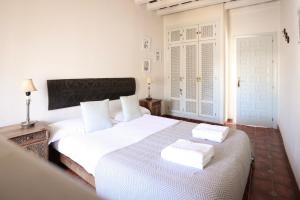 Krevet ili kreveti u jedinici u okviru objekta Casa Las Cuadras - Califa Casas Vejer